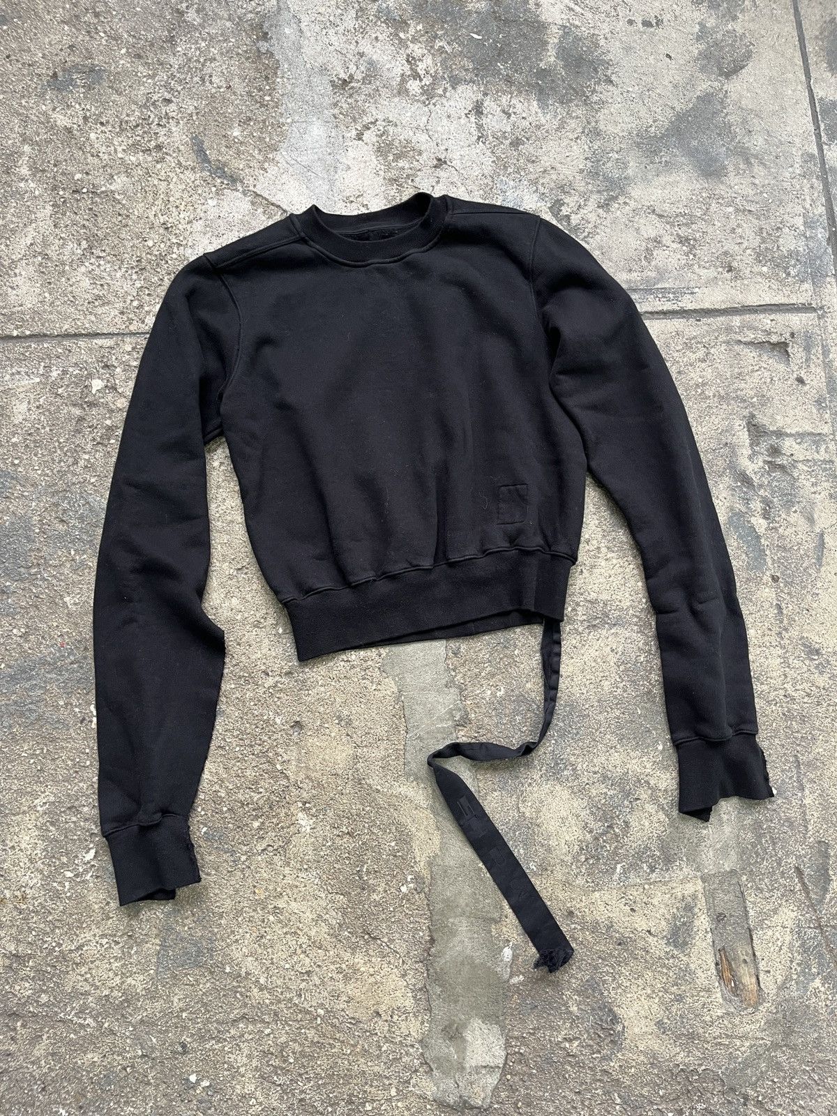 Rick Owens Rick Owens Cropped Sweatshirt (unisex) Size US M / EU 48-50 / 2 - 1 Thumbnail