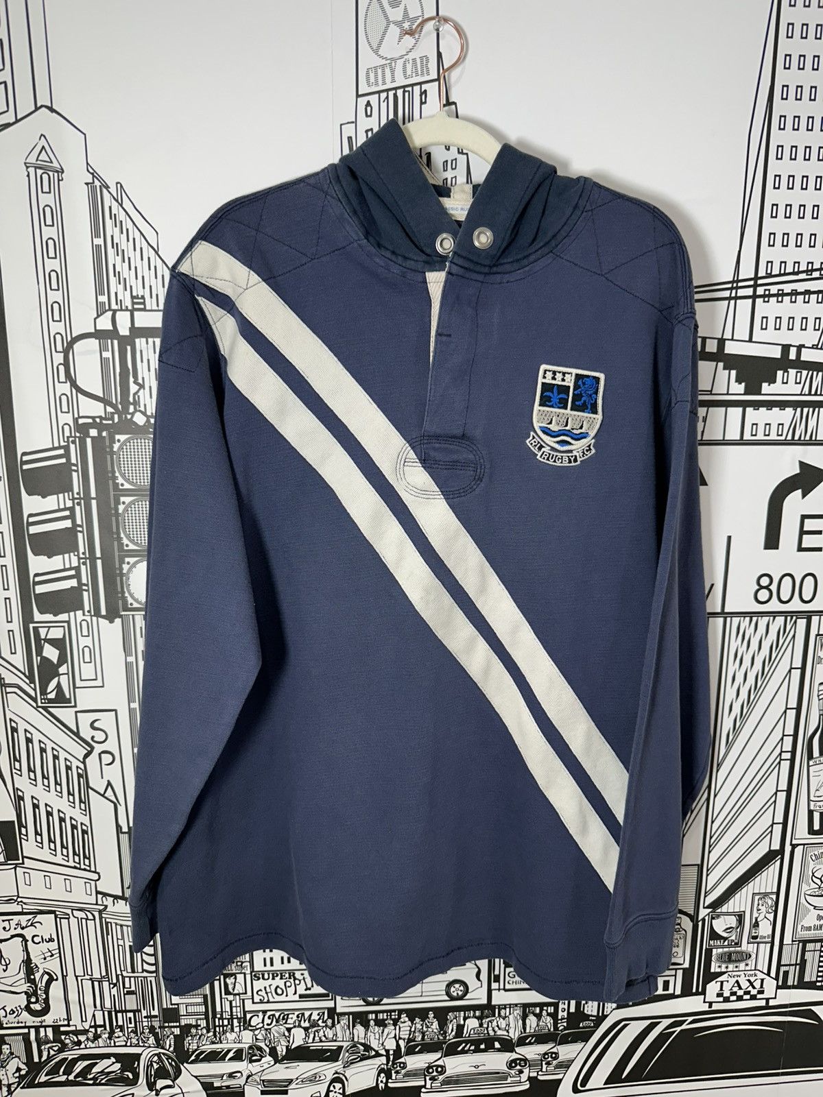 Polo Ralph Lauren Rugby Ralph Lauren R.L.F.C Shield Hooded Rugby Size US XXL / EU 58 / 5 - 1 Thumbnail