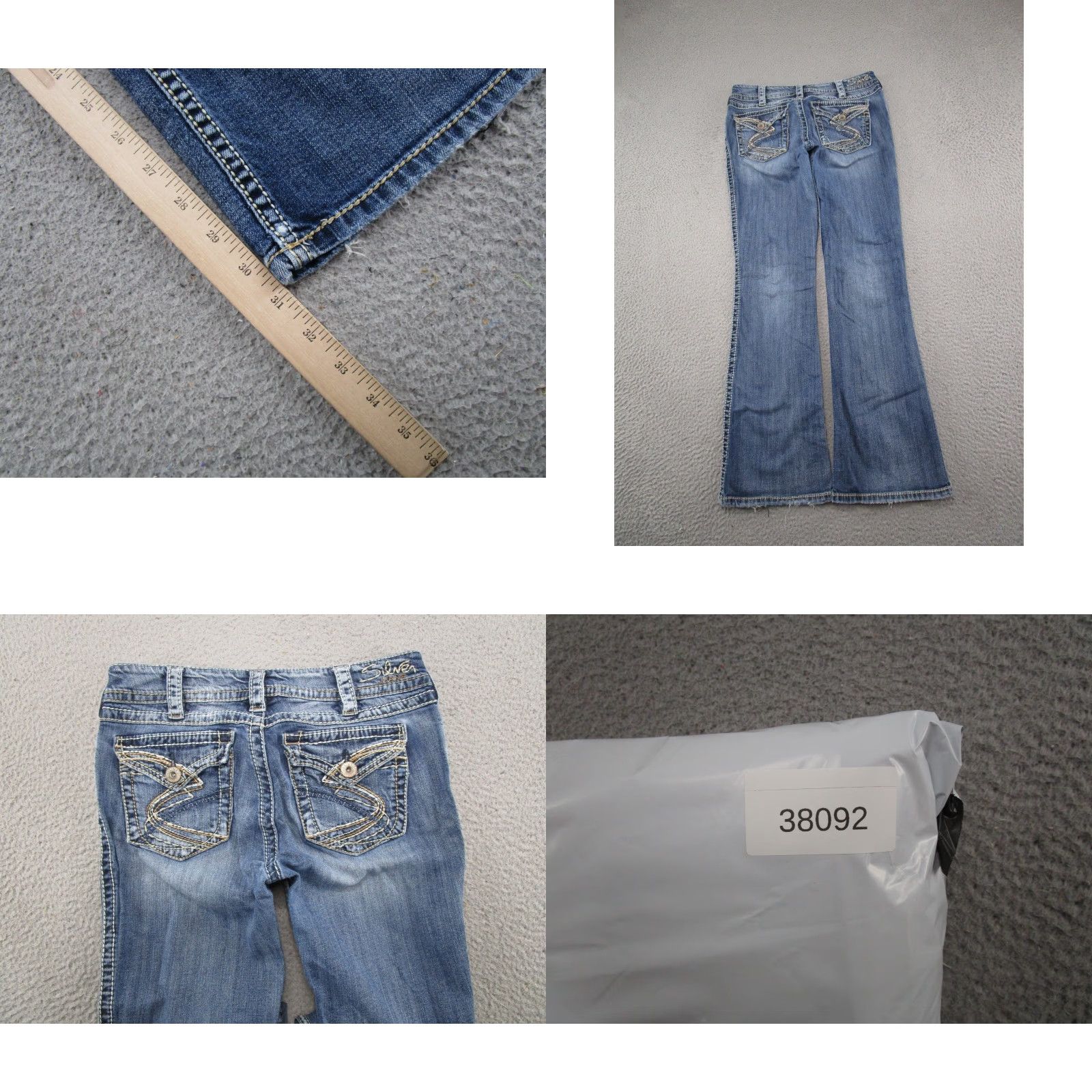 Silver Jeans Co. VTG Y2K Silver Jeans Co Suki Surplus Bootcut Blue Jeans Womens Size 30x32 Size 30" / US 8 / IT 44 - 9 Thumbnail
