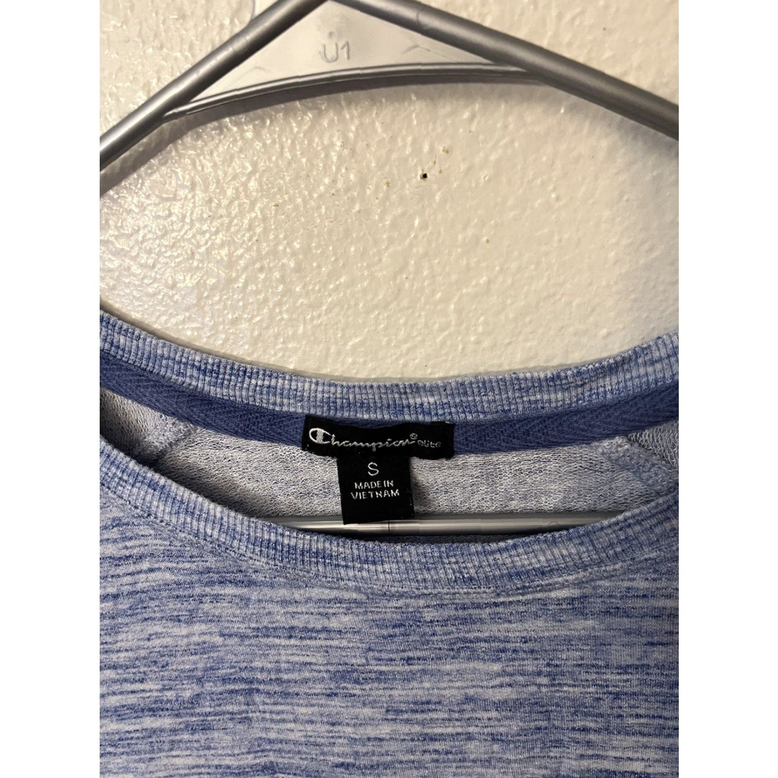 Champion Champion Shirt WomenLong Sleeve Scoop Neck Casual Knit Variegated Blue Size S Size S / US 4 / IT 40 - 3 Thumbnail