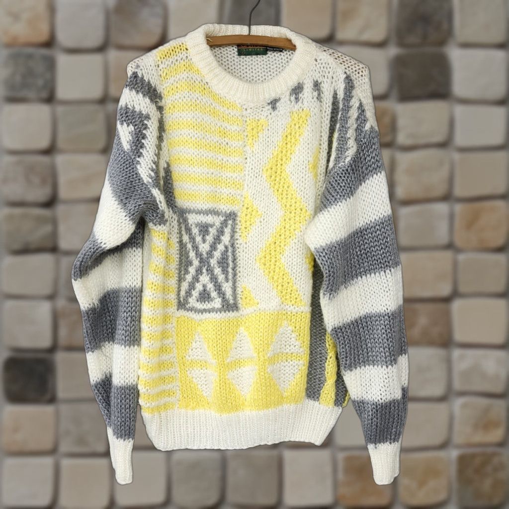Cardigan × Vintage Vintage 90's Russ Sport Argyle Knit