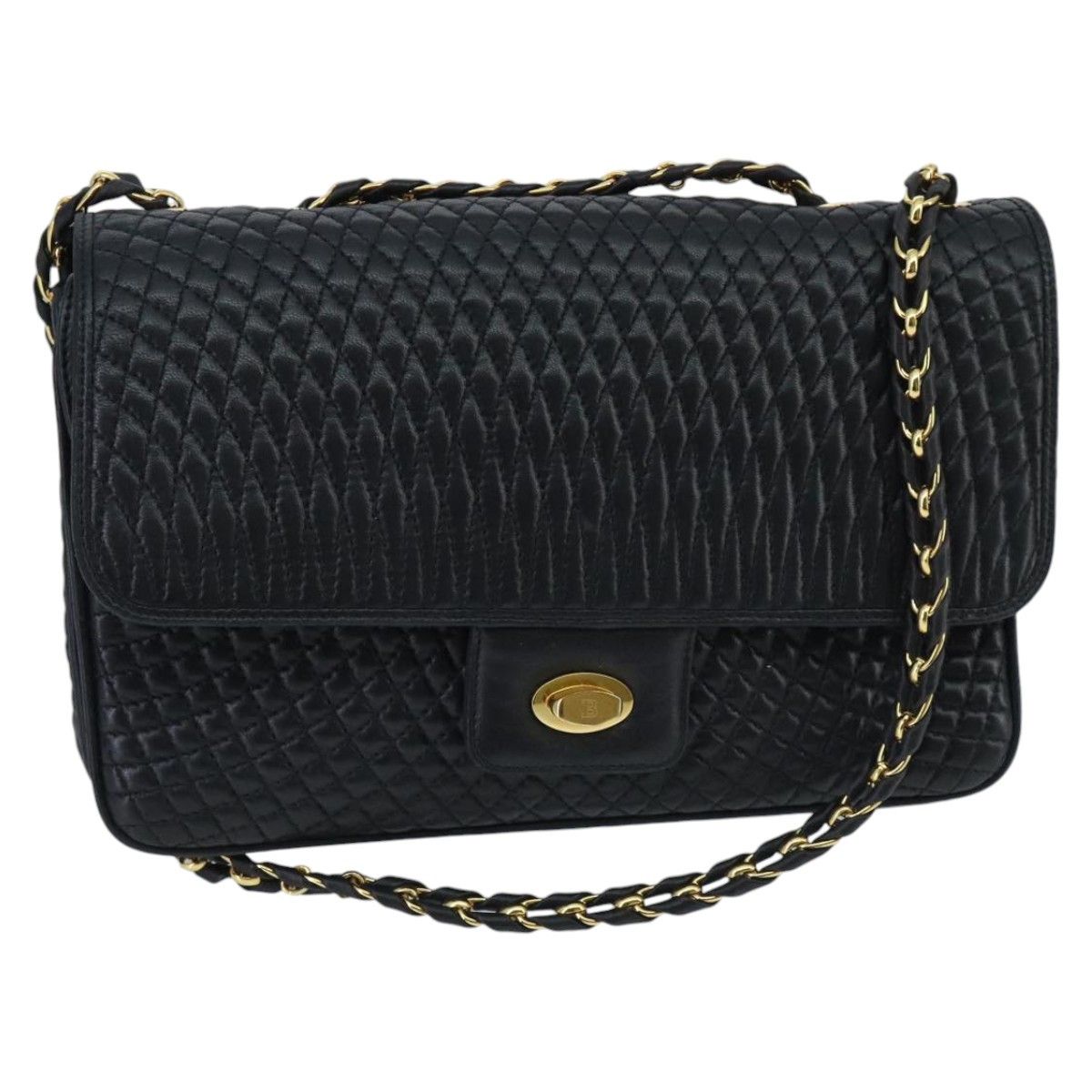Bally Black Leather Shoulder Bag (Pre-Owned) Size ONE SIZE - 1 Thumbnail