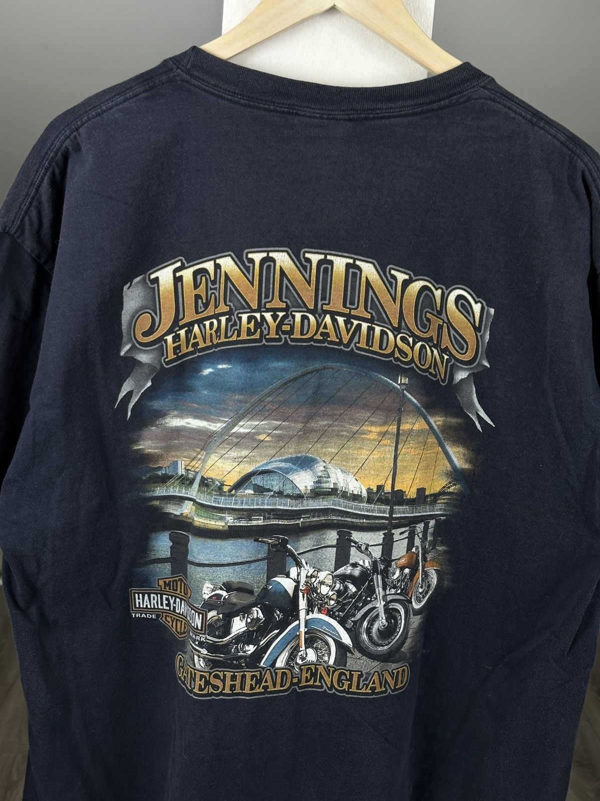 Vintage Vintage Harley Davidson Graphic Tee Size US XL / EU 56 / 4 - 9 Thumbnail