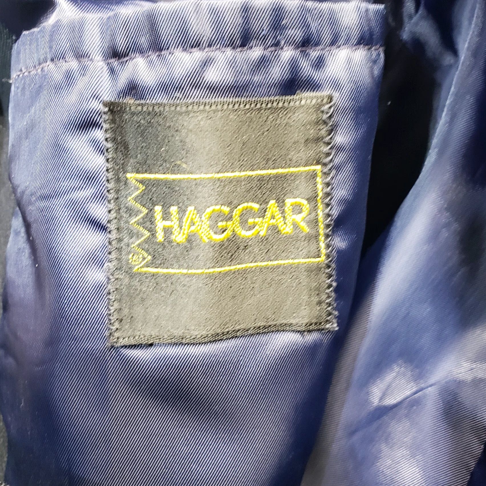 Haggar VINTAGE Haggar Suit Jacket Deep Navy Adult Mens Size M Medium Jacket Men Size 36R - 2 Thumbnail