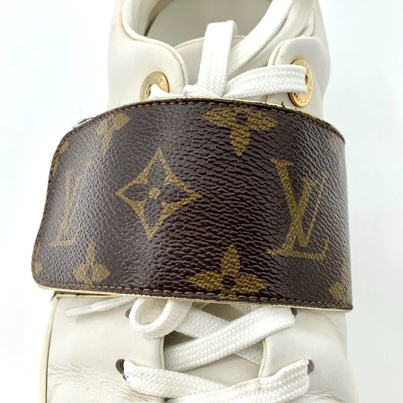 Louis Vuitton Louis Vuitton White logo presbyopic velcro lace-up board s Size US 5 / IT 35 - 8 Thumbnail