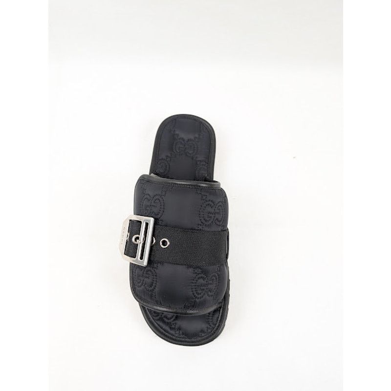 Gucci o1rshd1 Cubic Rubber Slides in Black Size US 8.5 / EU 41-42 - 6 Thumbnail