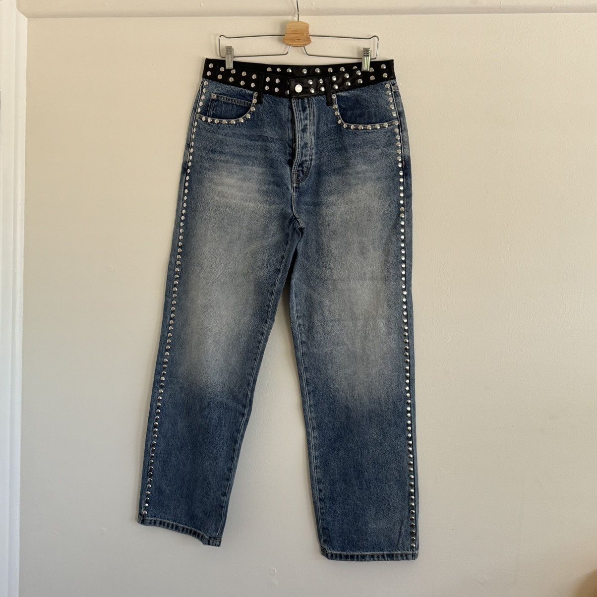 Stussy X WALES BONNER STUDDED JEANS | Grailed