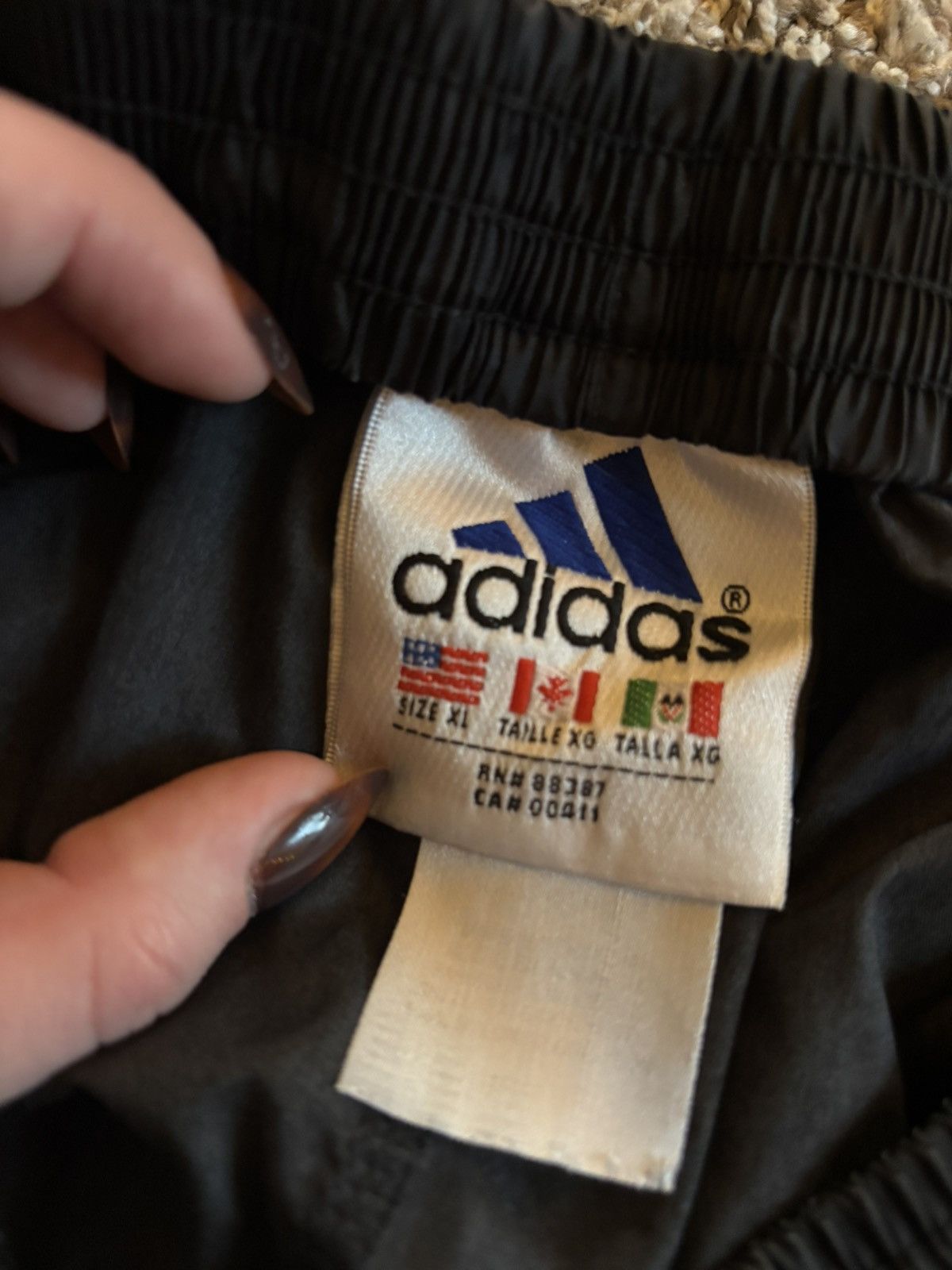 Adidas Vintage Adidas Tear-Away Snap Track Pants XL Size US 36 / EU 52 - 3 Thumbnail