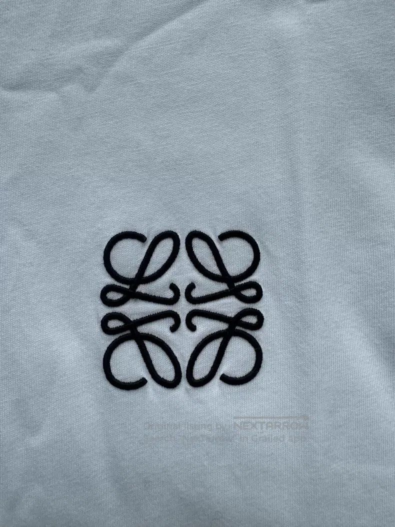 Loewe Loewe White embroidered logo short-sleeve Size XS / US 0-2 / IT 36-38 - 4 Thumbnail