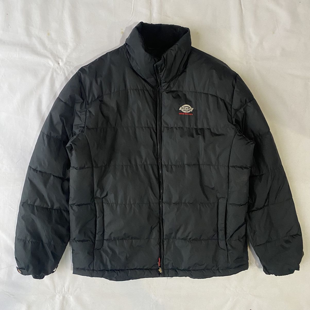 Dickies × Japanese Brand Dickies Black Puffer Down Jacket Workwear Style Size US XL / EU 56 / 4 - 2 Thumbnail
