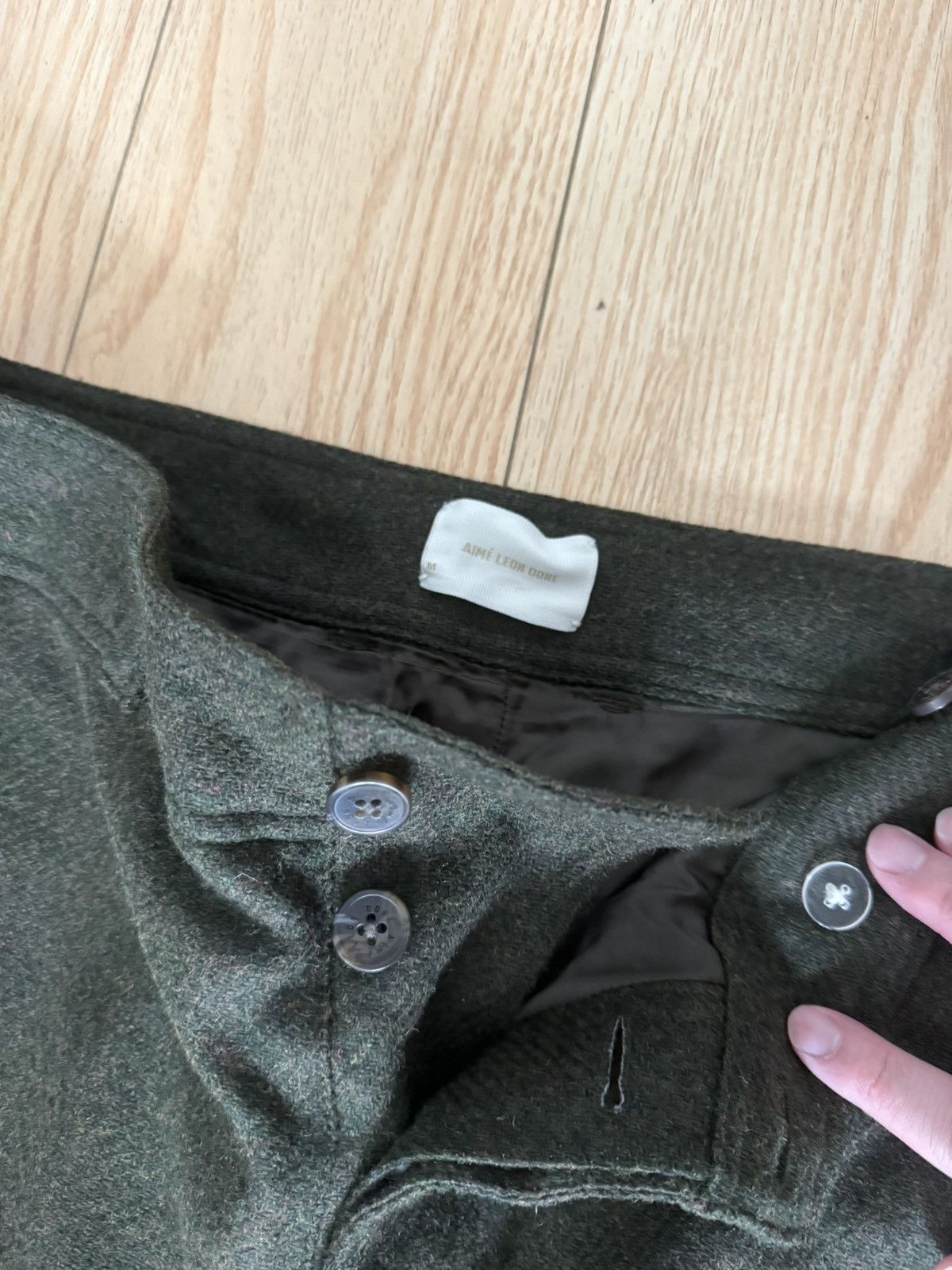 Aime Leon Dore Aime Leon Dore Size M wool trousers Size US 33 - 2 Thumbnail