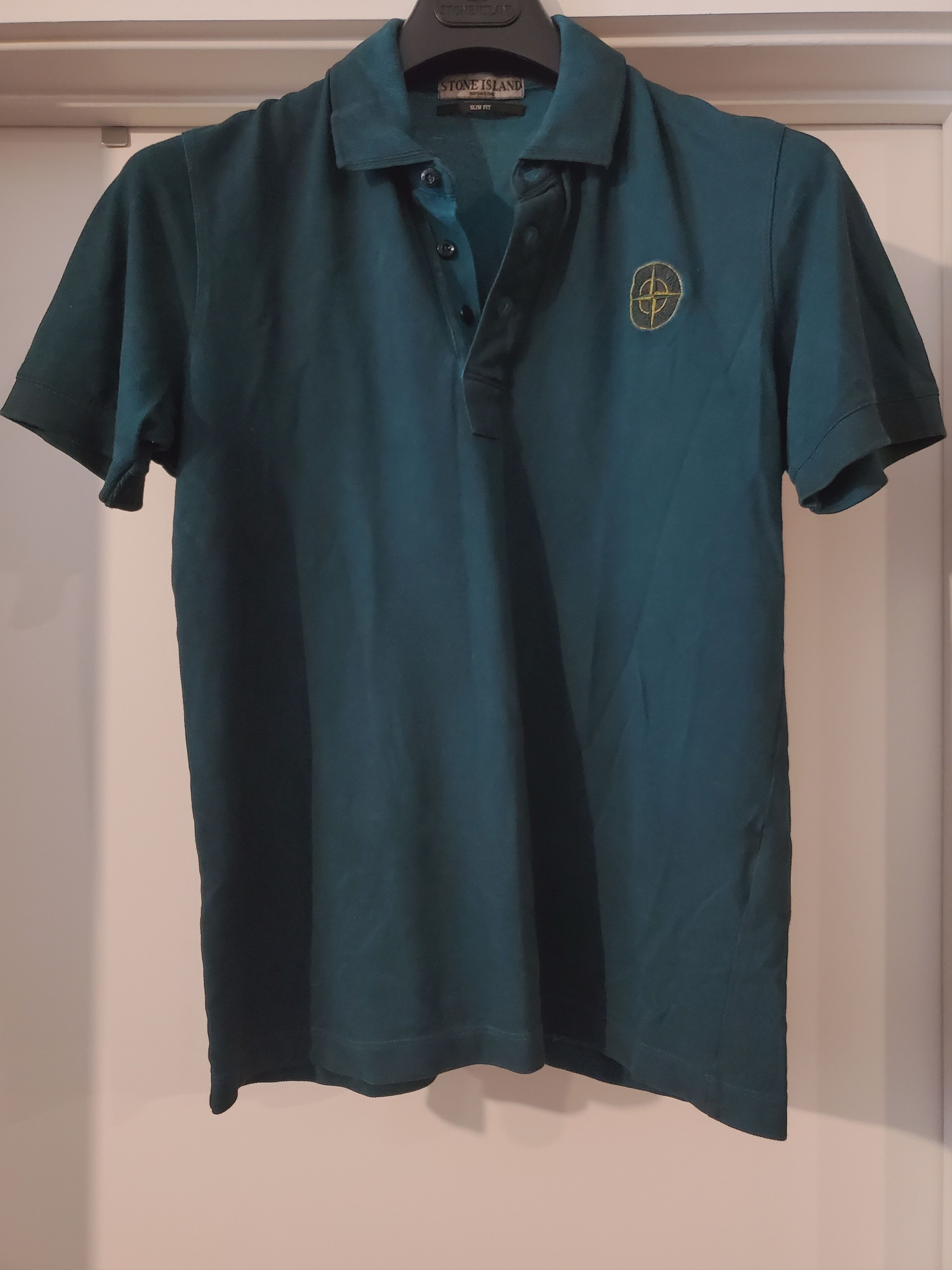 Stone Island Old effect Slim fit Polo Shirt Sz M