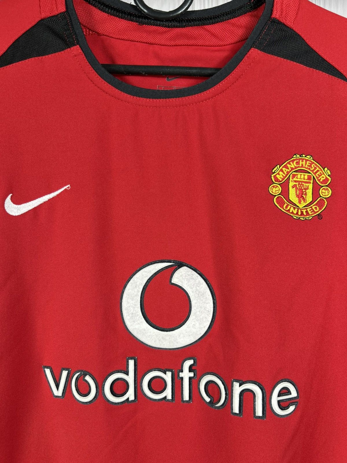 Nike Vintage Manchester United 2002/04 Vodafone Jersey Sz Boys L Size US L / EU 52-54 / 3 - 4 Thumbnail