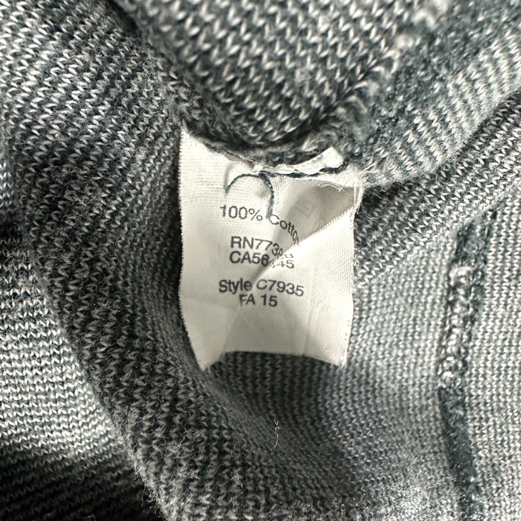 Vintage J Crew Shirt Mens L Henley Gray Cotton Long Sleeve Pullover Buttons Rib Cuff Knit Size US L / EU 52-54 / 3 - 5 Thumbnail