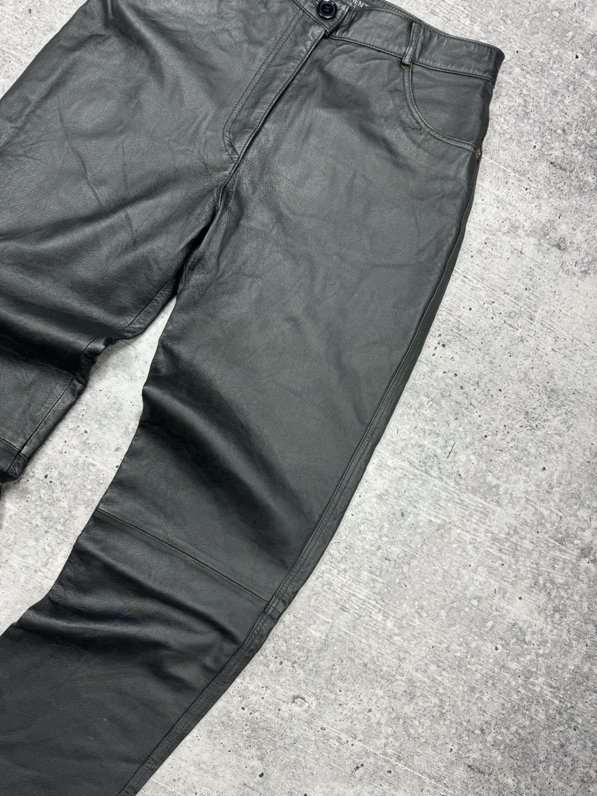 Genuine Leather × Vintage Vintage 90’s Y2K Style Casual Cowboy Genuine Leather Pants Size US 30 / EU 46 - 4 Thumbnail
