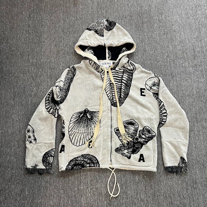 Loewe LOEWE Flower hoodie Size L / US 10 / IT 46 - 1 Thumbnail