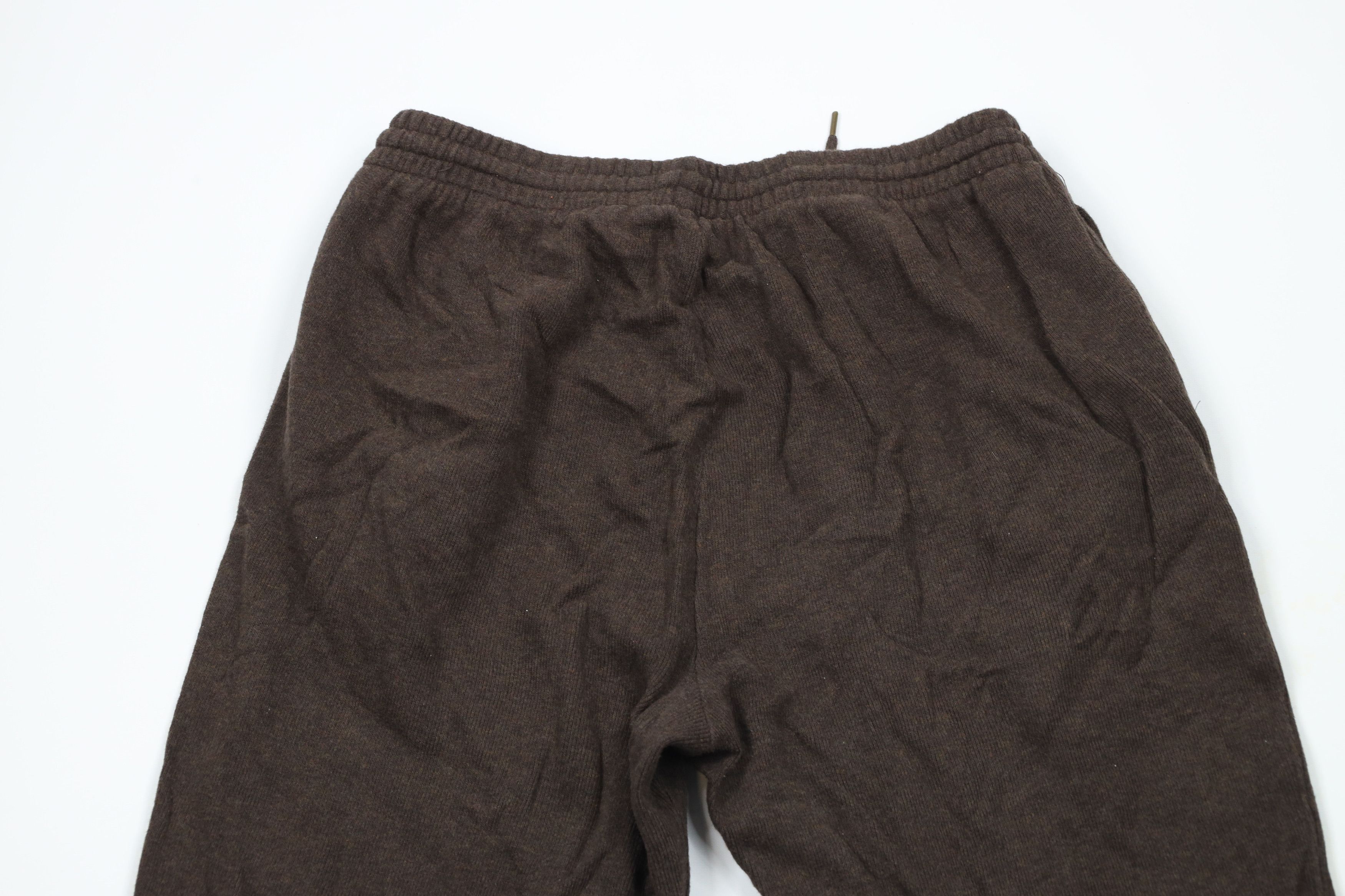 Ralph Lauren × Vintage Vintage Ralph Lauren Ribbed Knit Wide Leg Sweatpants Brown Size US 36 / EU 52 - 11 Thumbnail