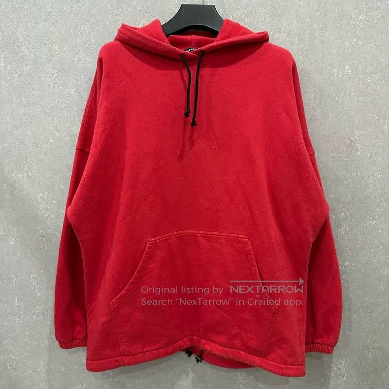 Balenciaga Balenciaga Red Sweatshirt Size US XS / EU 42 / 0 - 3 Thumbnail