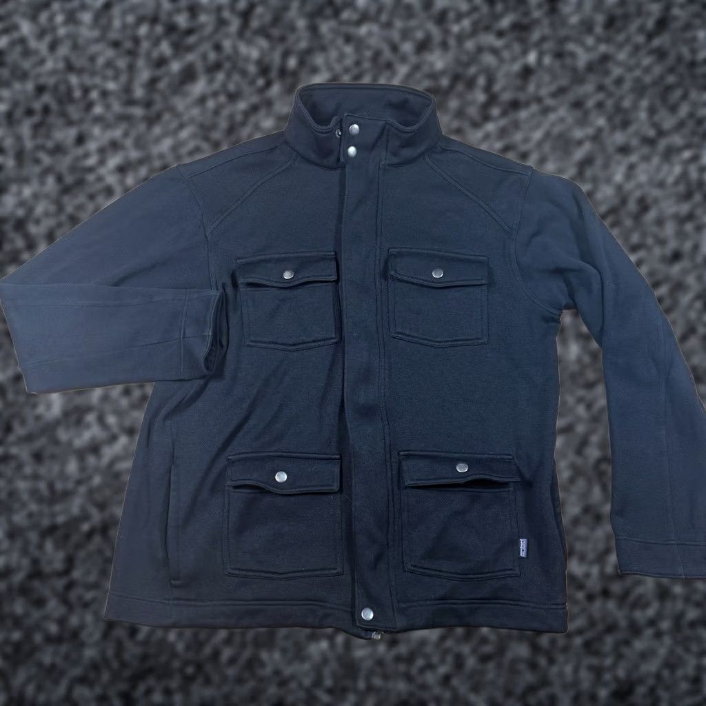 Patagonia VINTAGE Patagonia Jacket Full Zip Bomber Black L Mens Pocket Button Jacket Size US L / EU 52-54 / 3 - 1 Thumbnail