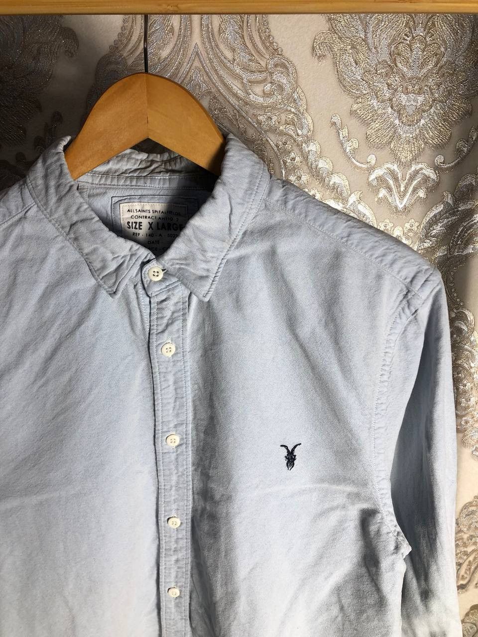 Allsaints × Vintage VERY RARE ALLSAINTS SPITALFIELDS DESIGNER SHIRT CASUAL Y2K Size US XL / EU 56 / 4 - 2 Thumbnail
