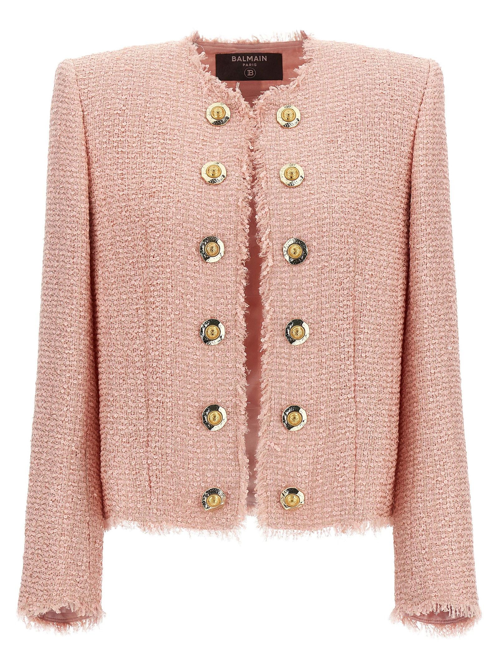 Balmain Sequin tweed blazer Size XS / US 0-2 / IT 36-38 - 1 Thumbnail