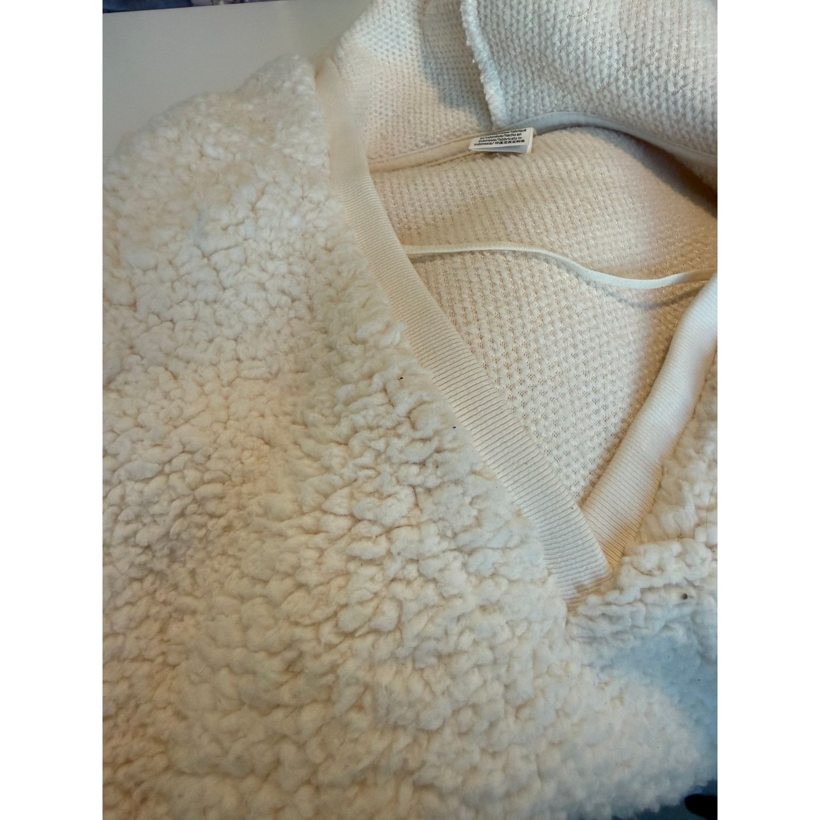 Victoria's Secret PINK Victorias Secret Off White Hoodie Women Fleece L - E003 Size L / US 10 / IT 46 - 5 Thumbnail