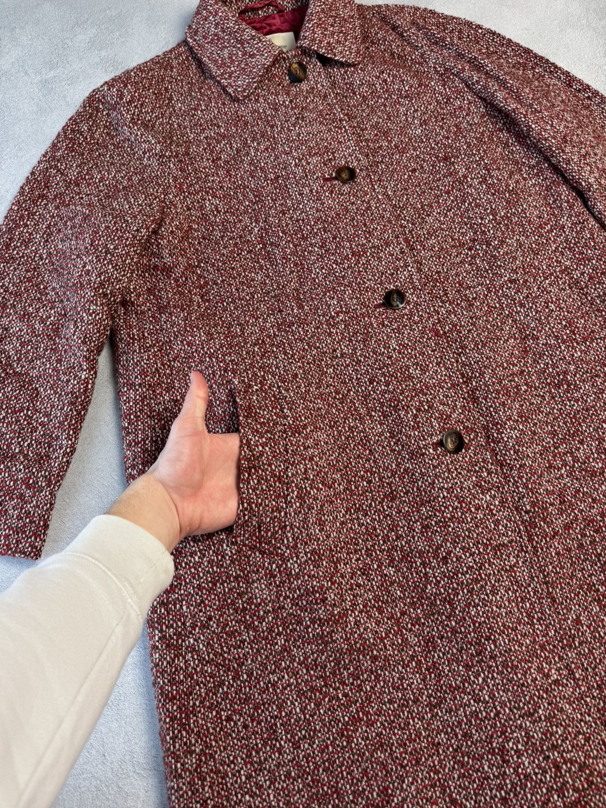 Aquascutum Aquascutum Wool Plaid Trench Coat size 12 Size M / US 6-8 / IT 42-44 - 7 Thumbnail