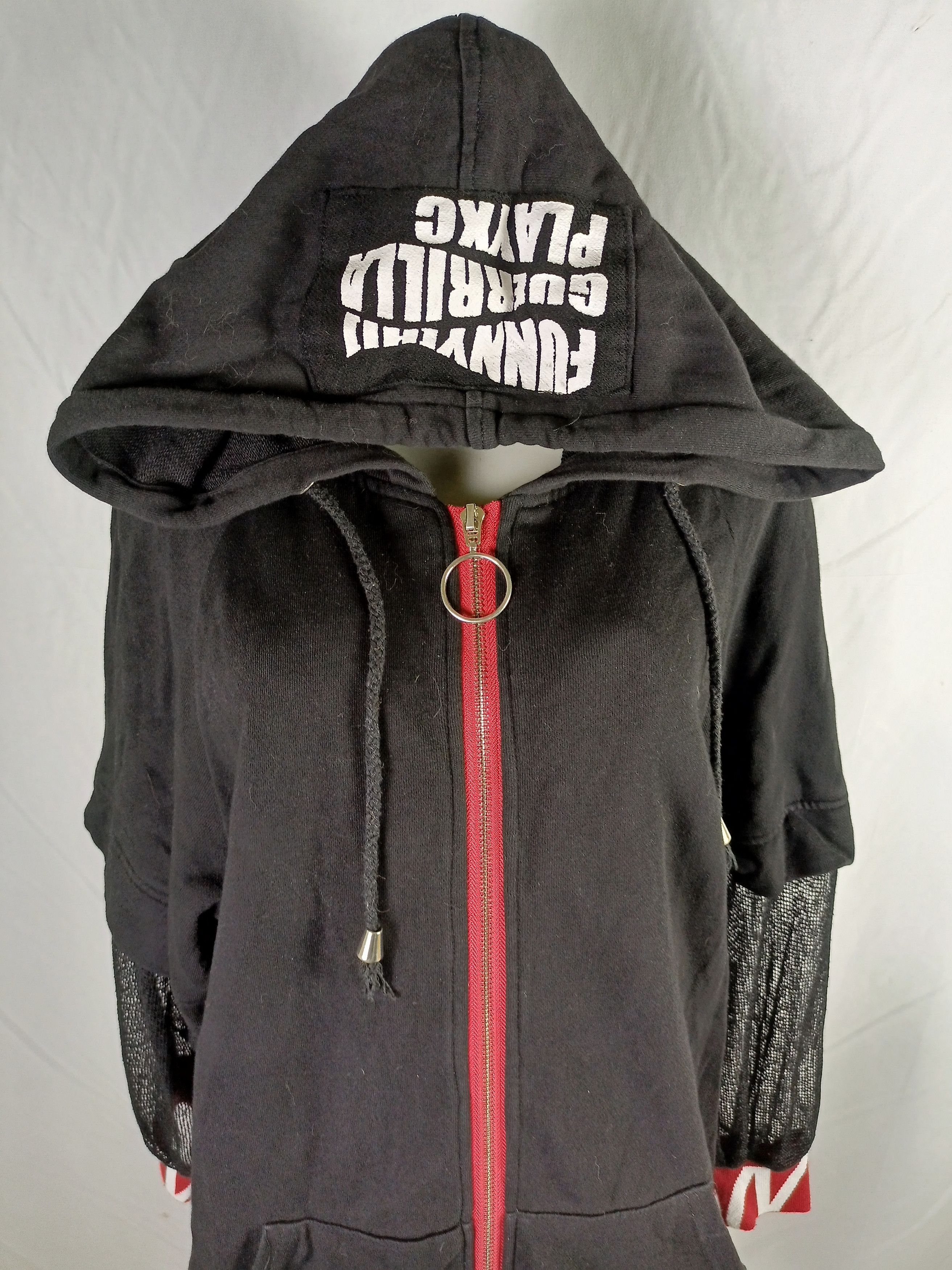 If Six Was Nine × Japanese Brand × Le Grande Bleu (L.G.B.) Funny Guerrilla PlayXC Zipper Hoodie Size M / US 6-8 / IT 42-44 - 19 Thumbnail