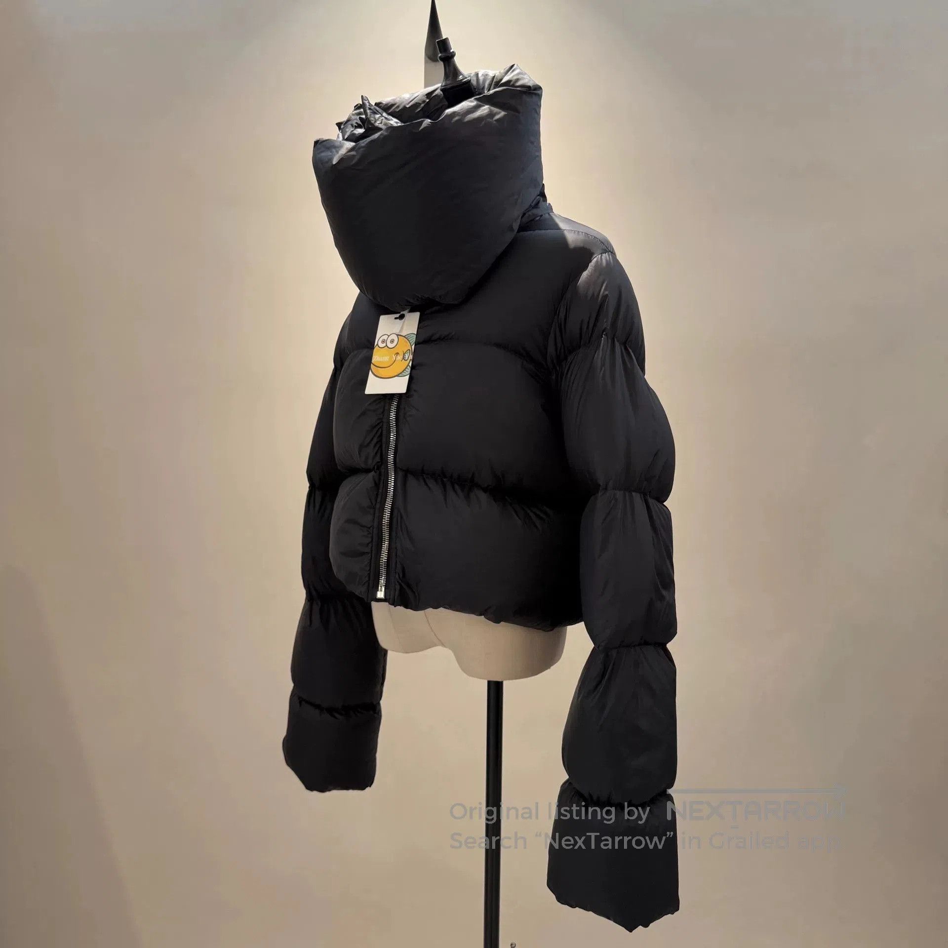 Rick Owens rick owens black puffer jacket with collar. Size US M / EU 48-50 / 2 - 1 Thumbnail