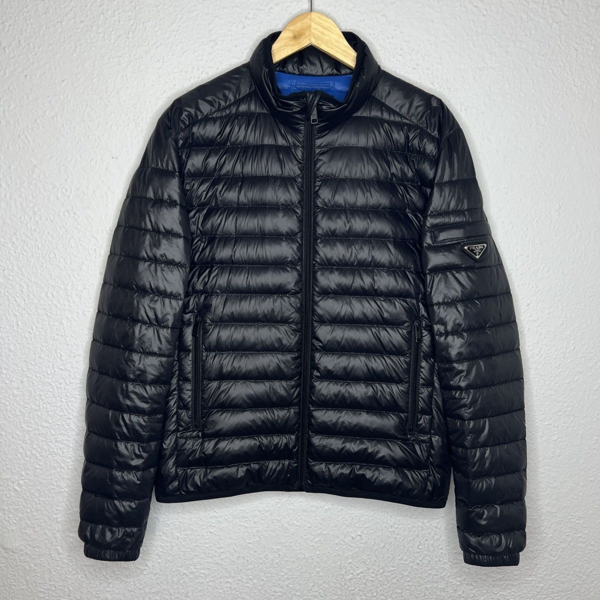 PRADA archive lether down jacket