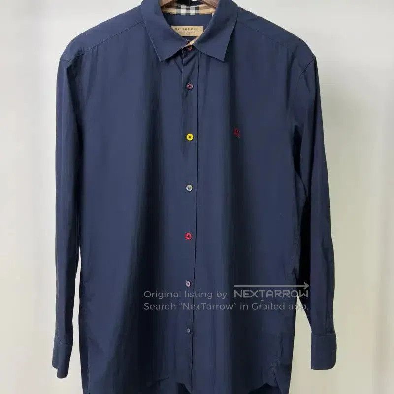 Burberry Burberry Women's Navy Long Sleeve Shirt. Size L / US 10 / IT 46 - 1 Thumbnail