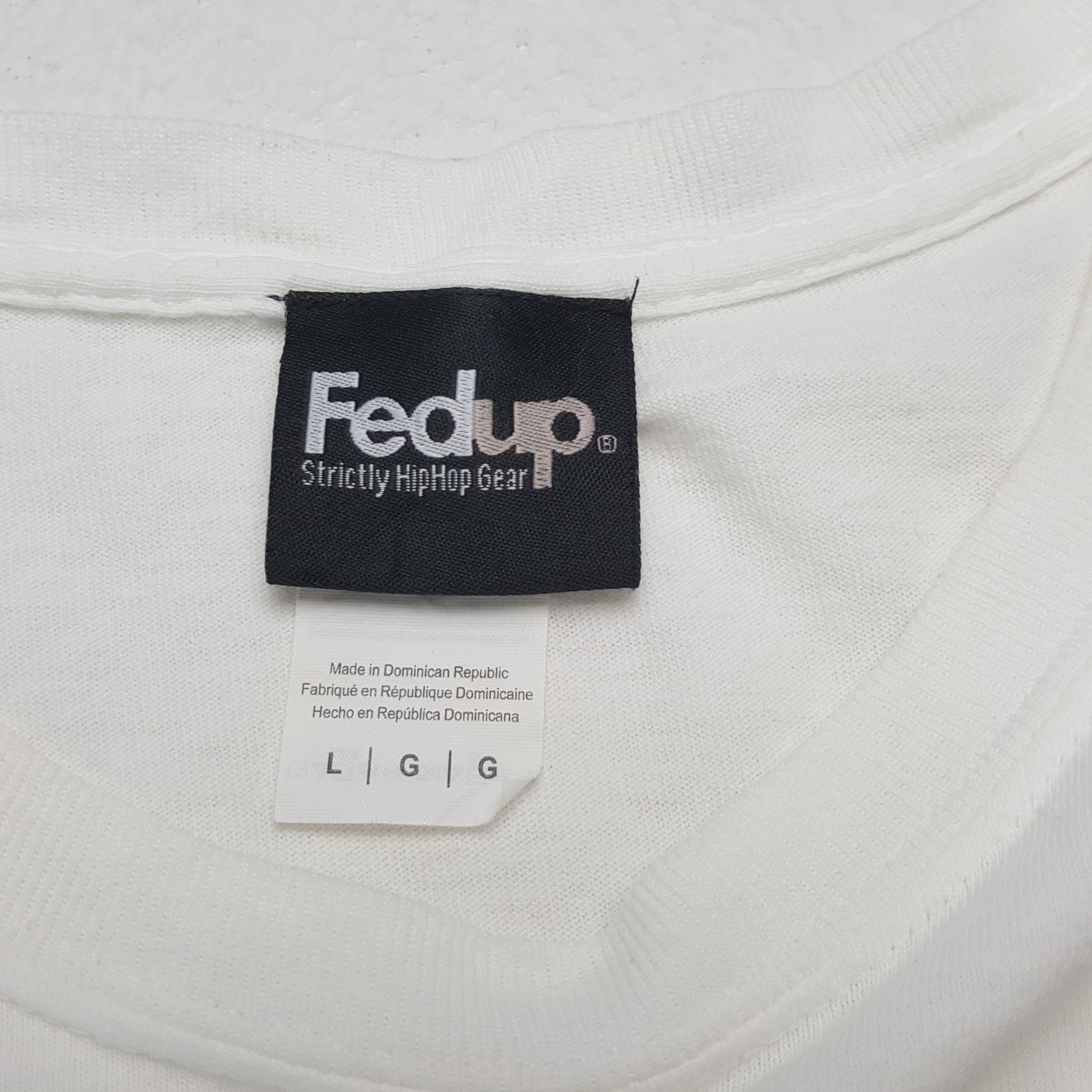 Vintage FEDUP Parody FedEx Logo Style Tshirt Streetwear Size US L / EU 52-54 / 3 - 6 Thumbnail