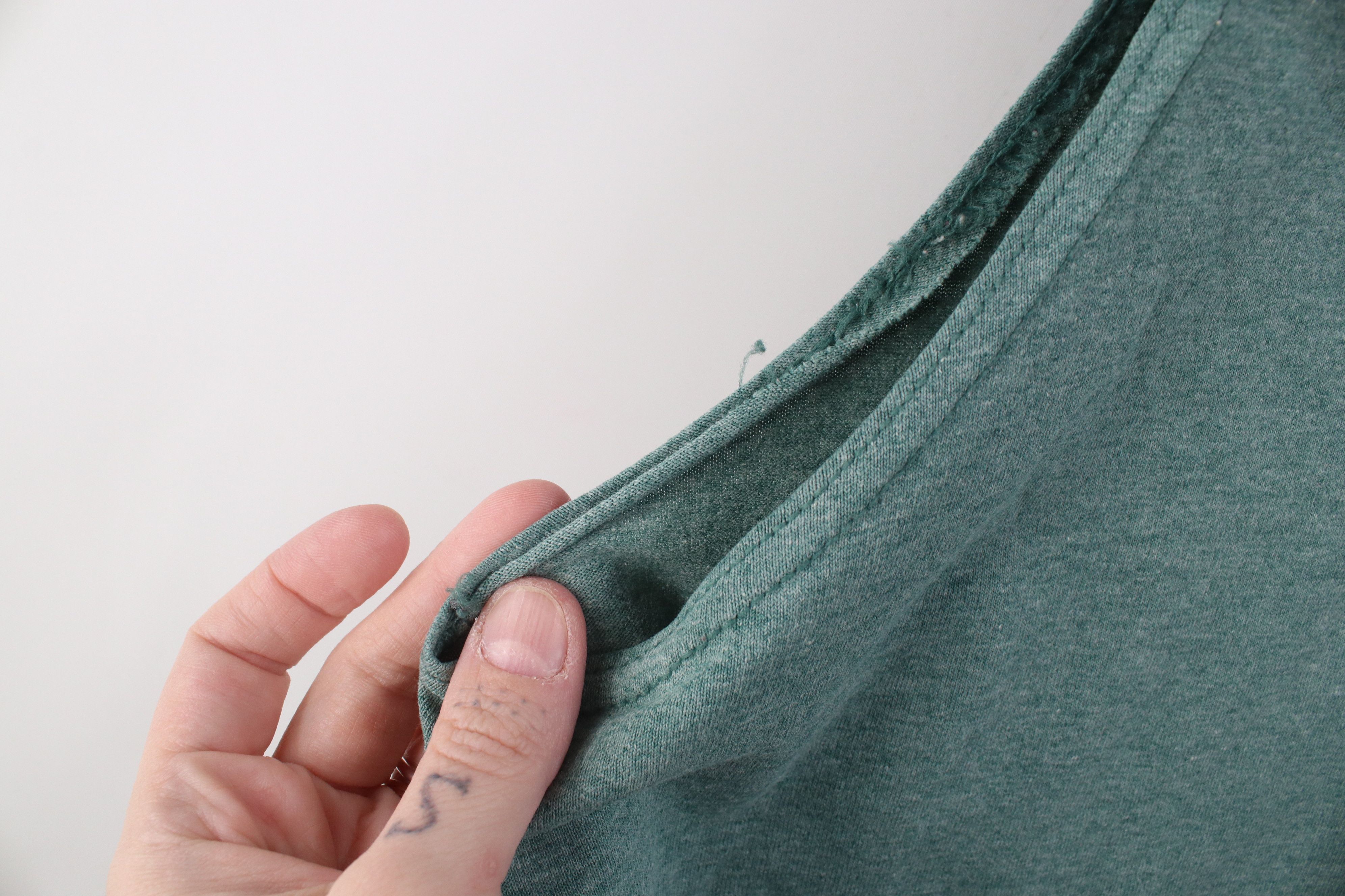 Vintage Vintage 90s Streetwear Tank Top T-Shirt Heather Green USA Size US XL / EU 56 / 4 - 8 Thumbnail
