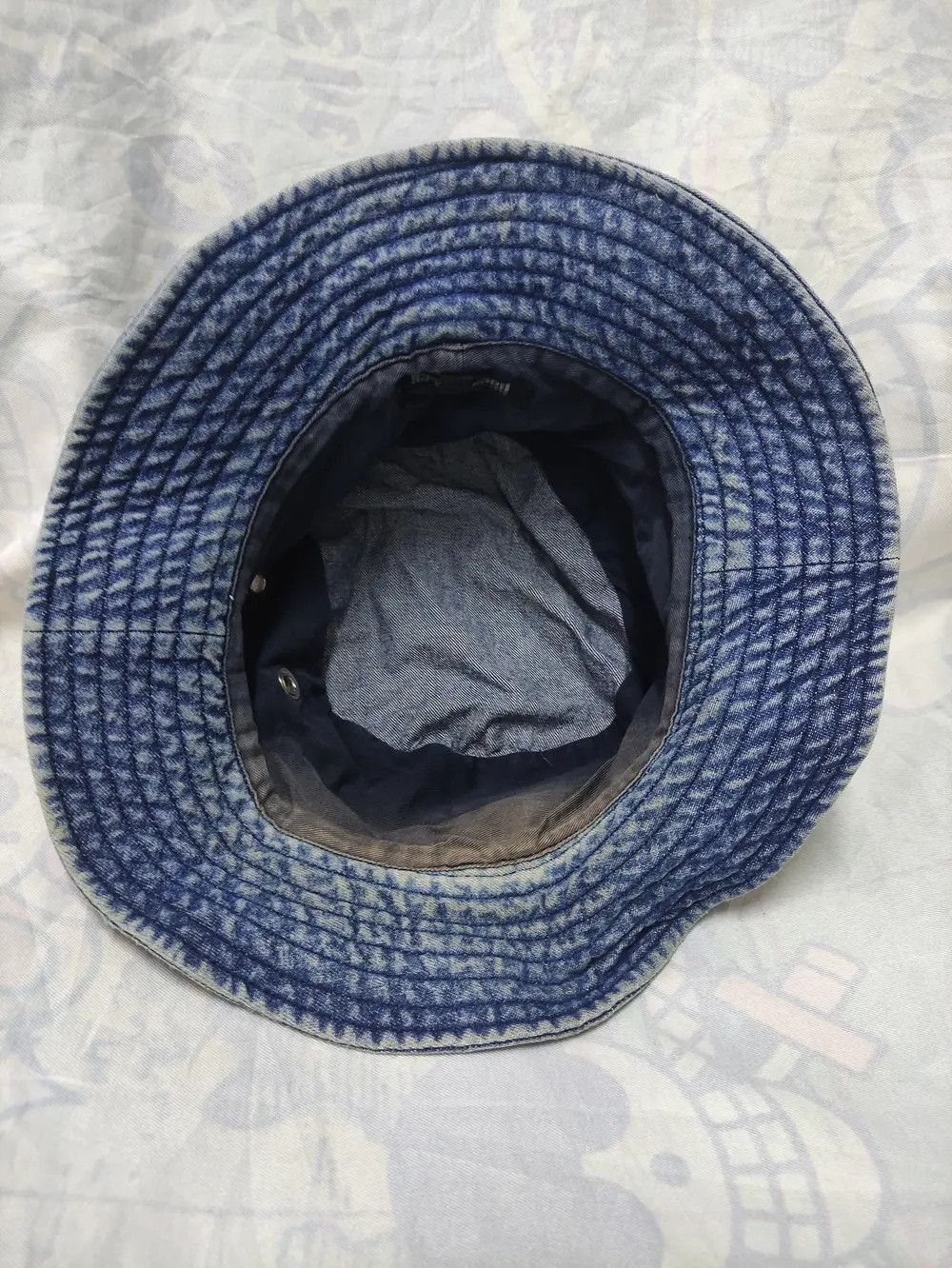GOODENOUGH × Head Porter GOODENOUGH x HEAD PORTER VINTAGE DENIM BUCKET HAT Size ONE SIZE - 5 Thumbnail