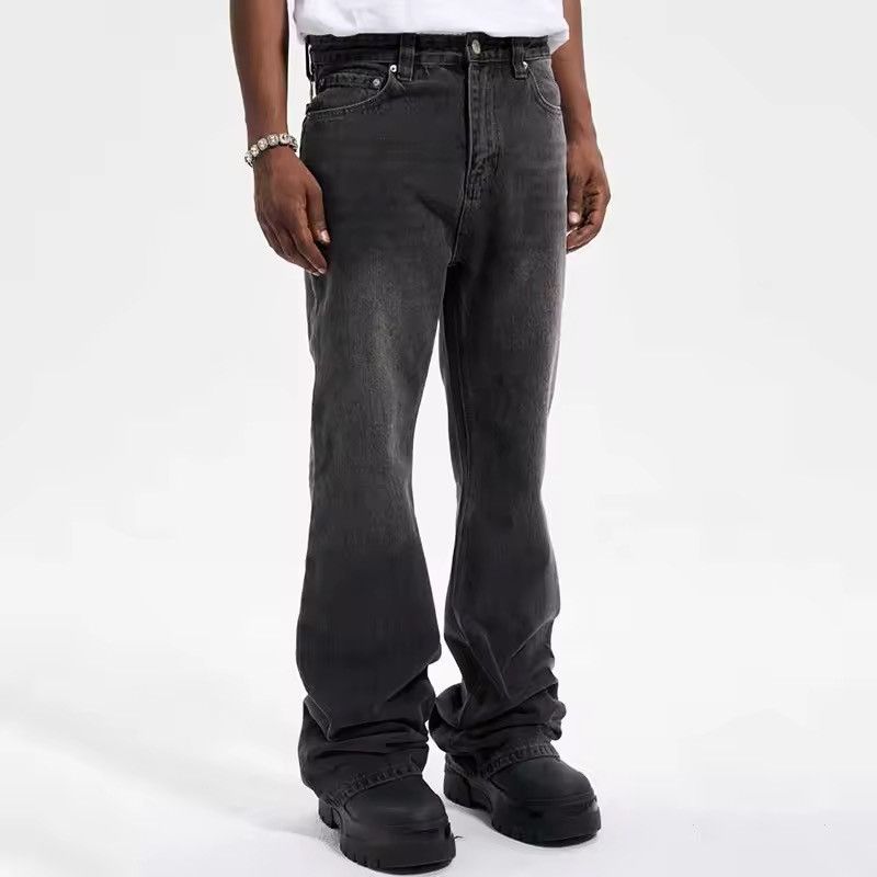 Japanese Brand VIBE High street vintage style washed bootcut jeans Size US 31 - 1 Thumbnail