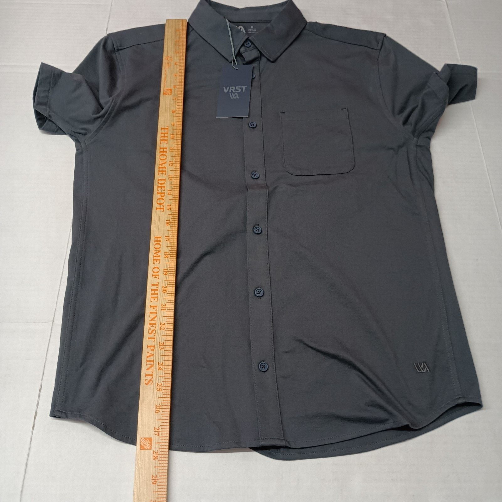 Other VRST Refined Knit Button Up Shirt Men's Size M Charcoal Size US M / EU 48-50 / 2 - 6 Thumbnail