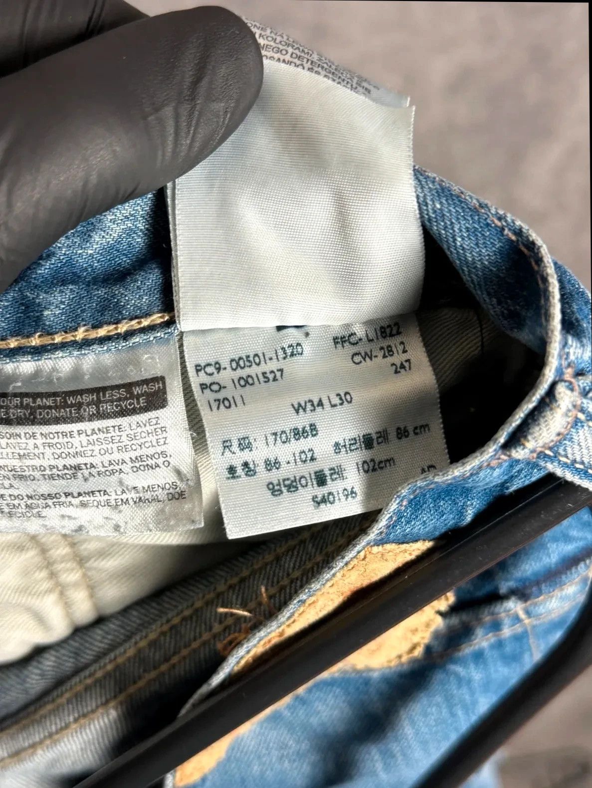 Levi's Levi Strauss 501 jeans blue denim vintage Size US 32 / EU 48 - 12 Thumbnail