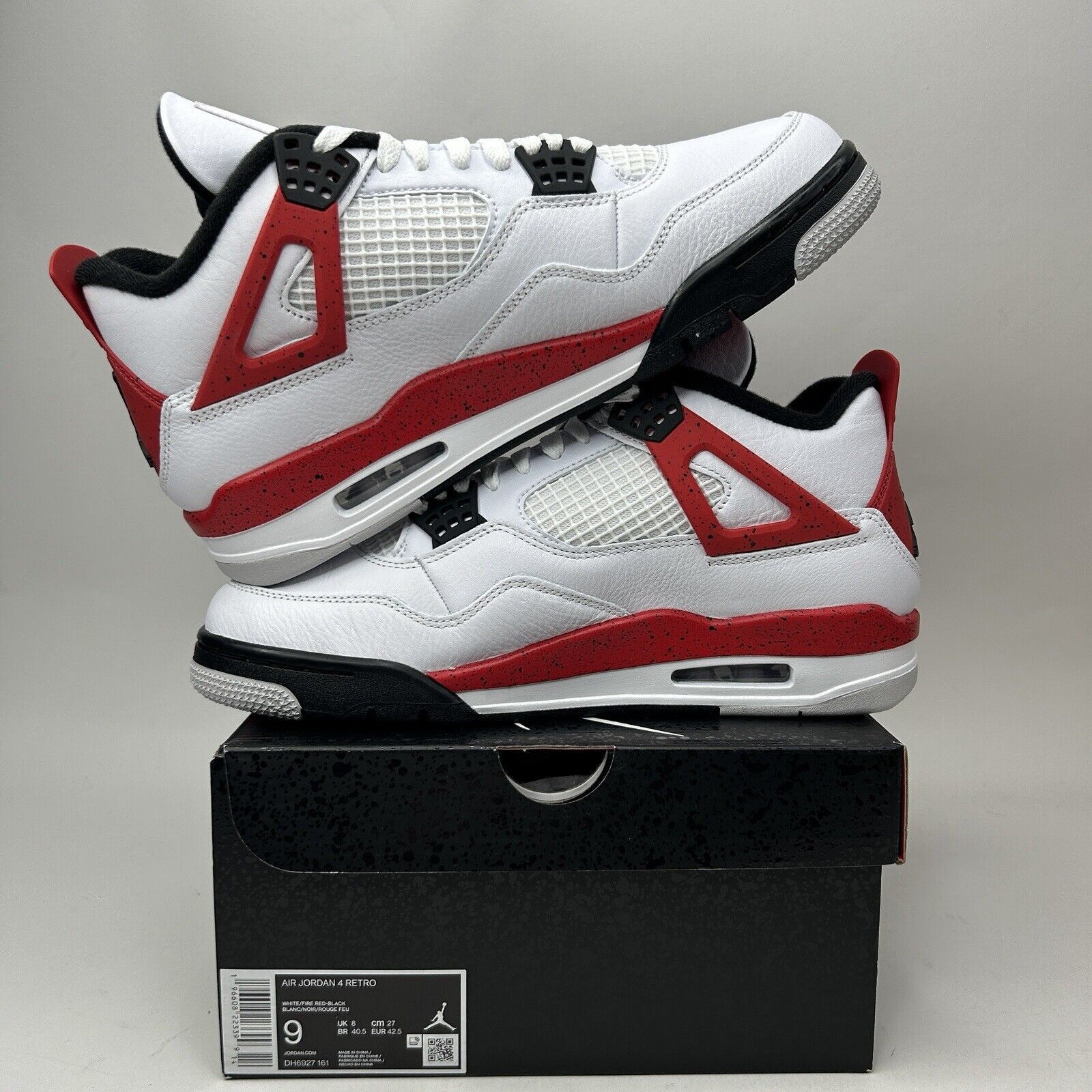 Jordan Brand Nike Air Jordan 4 Retro “Red Cement” 2023 Size US 9 / EU 42 - 3 Thumbnail