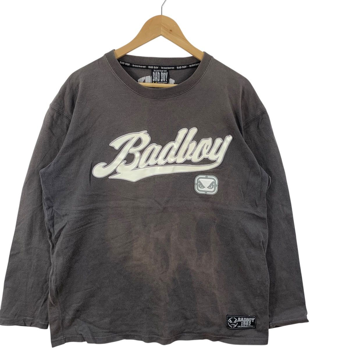 Vintage Vintage Streetwear Bad Boy Script Logo Long Sleeve Shirt Size US XL / EU 56 / 4 - 5 Thumbnail