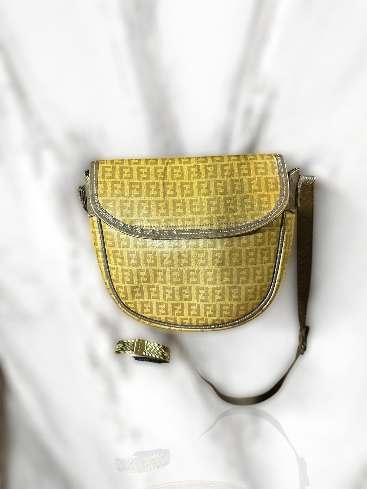 Fendi Vintage Fendi Zucca Monogram Shoulder Bag Size ONE SIZE - 2 Thumbnail