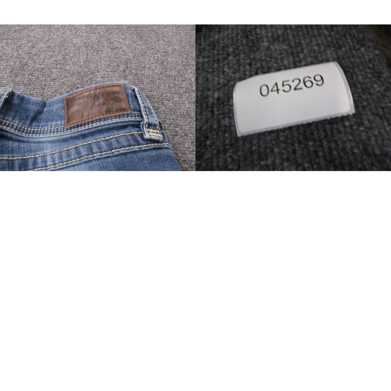 Vintage BKE Buckle Jeans Womens 30 X 31.5 Sabrina Straight Faded Y2K Country Distressed Size 24" / US 00 / IT 34 - 9 Thumbnail