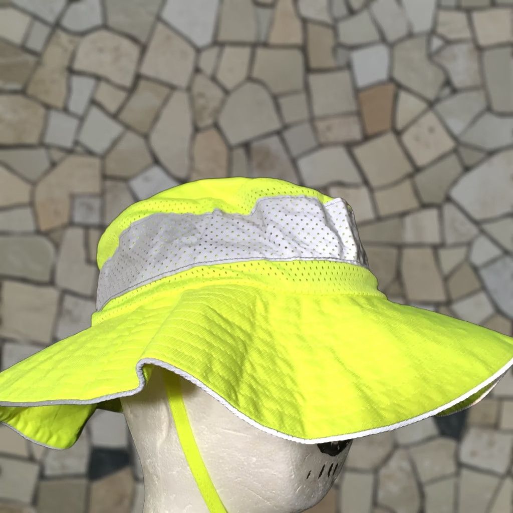 Vintage utility perimeter Ranger Hat HI VIS YELLOW S/M insect repellent Workwear Men Size ONE SIZE - 1 Thumbnail
