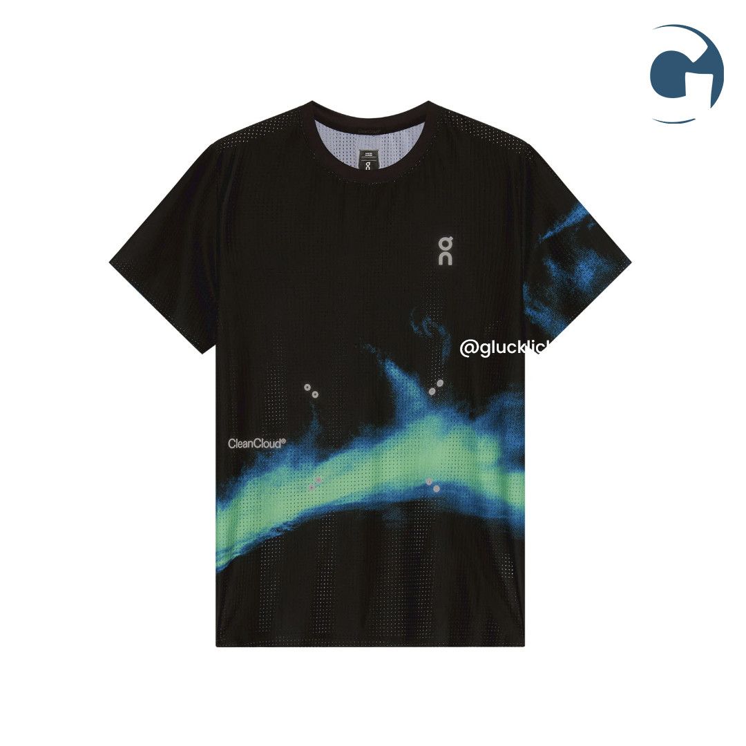 On ON Running, Men's Pace Mesh-T in Black/Horizon Size US S / EU 44-46 / 1 - 1 Thumbnail