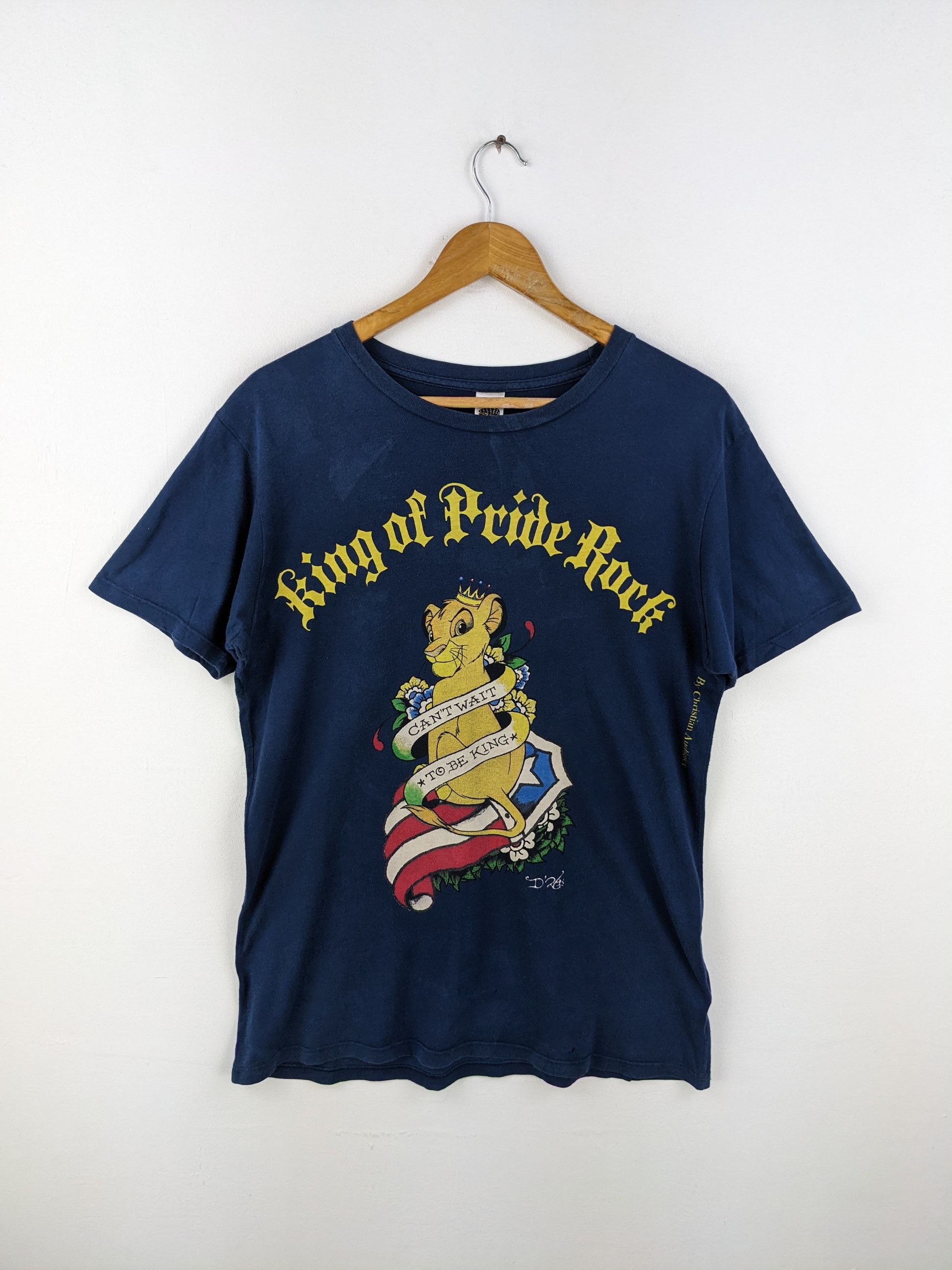 Ed Hardy Vintage Ed Hardy T Shirt King Of Pride Rock Size US M / EU 48-50 / 2 - 1 Thumbnail