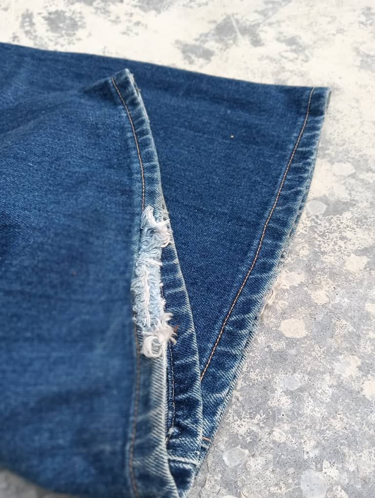 Big John × Japanese Brand Vintage big John boot cut flare denim Size US 29 - 4 Thumbnail