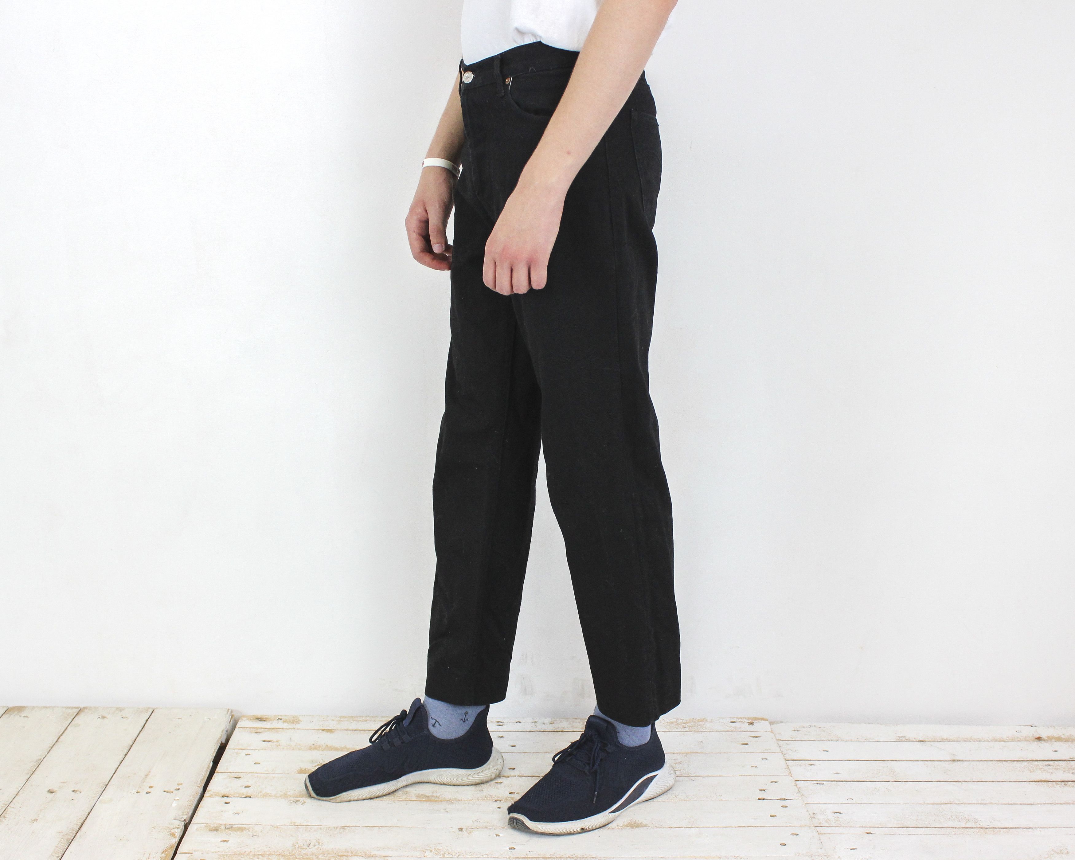 Levi's 501 Men W33 L30 Straight Made in USA Jeans Denim Pants Black Size US 34 / EU 50 - 1 Thumbnail