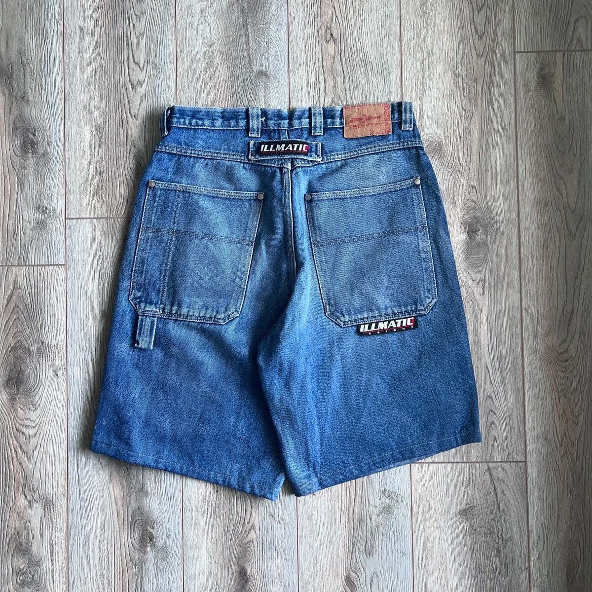 Other Jnco Style Illmatic Nas Jorts Size US 32 / EU 48 - 4 Thumbnail