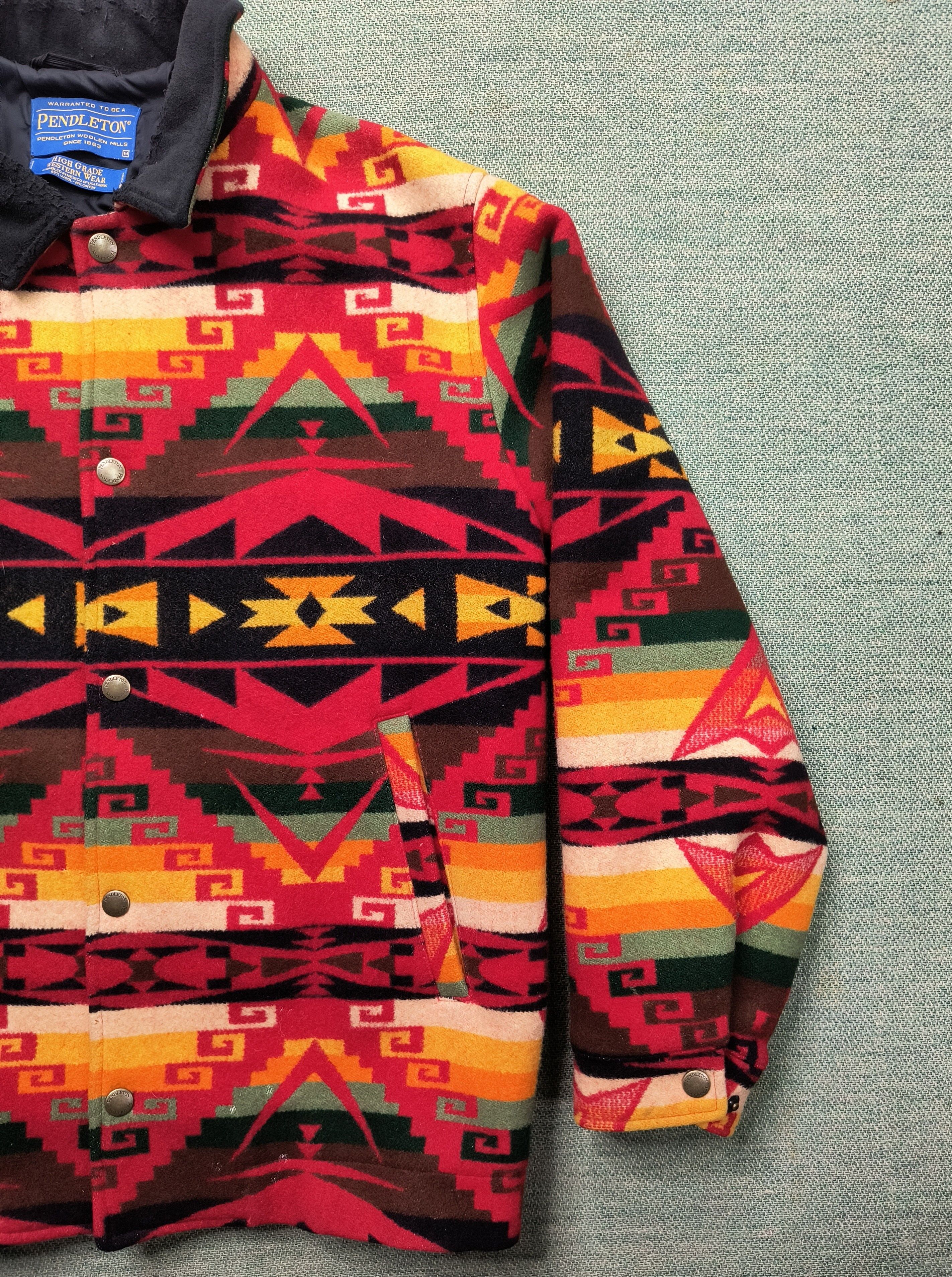 Pendleton Vintage Pendleton native western aztec navajo wool jacket Size US M / EU 48-50 / 2 - 3 Thumbnail