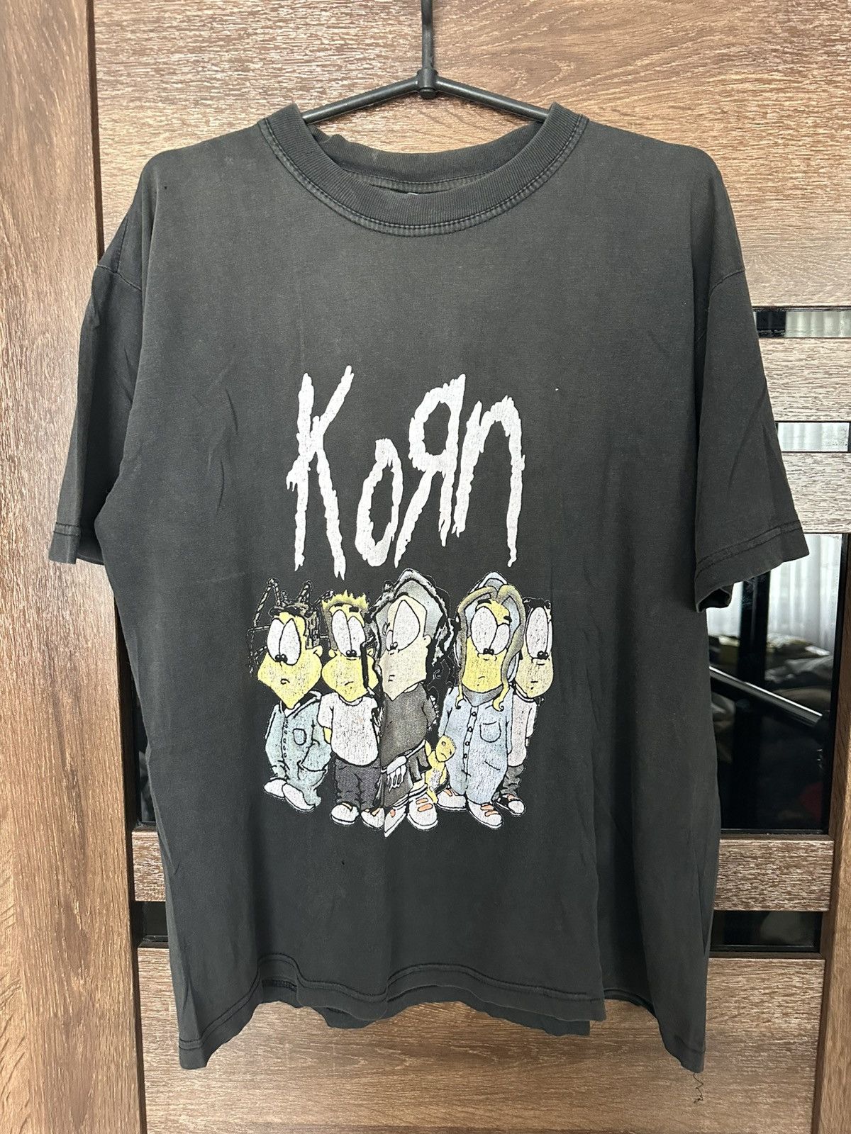 Band Tees Korn Vintage Band T-Shirt Tee 90s Size US L / EU 52-54 / 3 - 2 Thumbnail