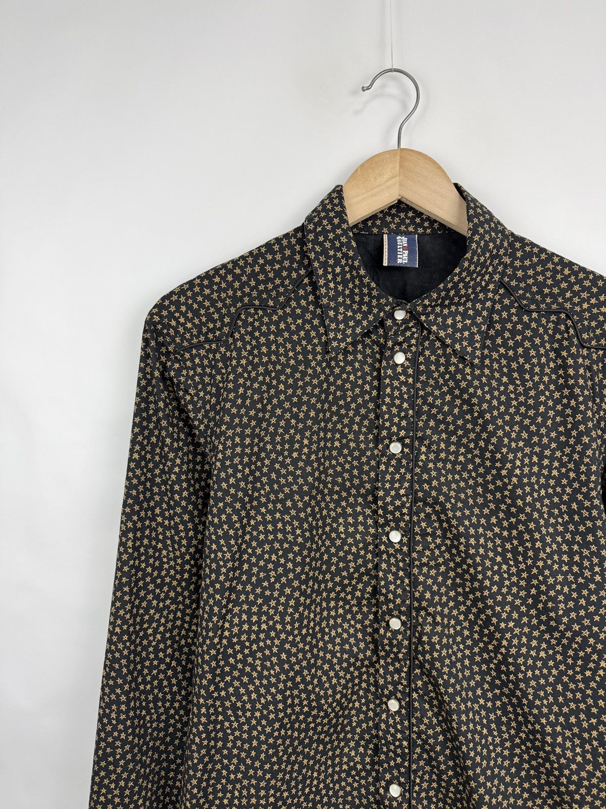 Jean Paul Gaultier 🇫🇷 Vintage 90s Jean Paul Gaultier Star Print Archive Shirt Size US M / EU 48-50 / 2 - 3 Thumbnail